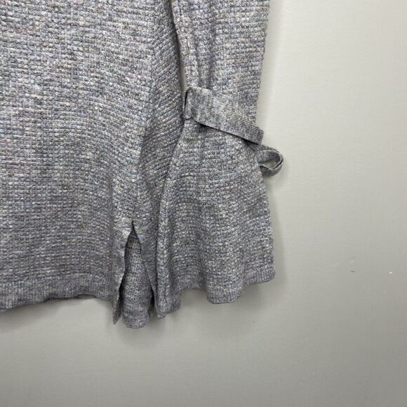 ISABEL MATERNITY Sweater Womens XS Waffle-Knit Pullover Bell Sleeve Bows Stretch - Picture 7 of 10